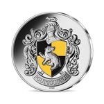 Harry potter - blason poufsouffle - monnaie de 10€ argent colorisée - Millésime 2022