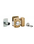 THIRARD - Verrou à bouton Transit 2 A2P* pour porte d'entrée  cylindre 40mm  acier  4 clés  époxy bronze