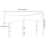 vidaXL Tête de lit cire marron 150 cm bois massif de pin