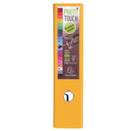 Classeur à levier Prem'Touch Polypropylène - Dos 80mm - A4 maxi - Jaune EXACOMPTA