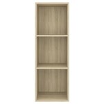 vidaXL Meuble TV mural Chêne sonoma 37x37x107 cm Bois d’ingénierie