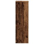 vidaXL Supports pour plantes 2 Pièces vieux bois bois d'ingénierie