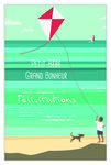 Carte Félicitations Petit Bébé Grand Bonheur avec Enveloppe pour Naissance Baptême Adoption Anniversaire Garçon Cerf-Volant Chien Rétro Vintage - Affichette Mini Posters Format 17x11 5cm