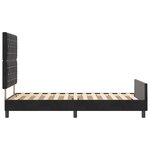 Cadre de lit vidaXL Noir 90x190 cm Velours