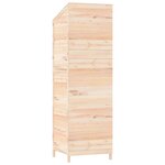 vidaXL Remise de jardin 55x52x174 5 cm Bois de sapin solide