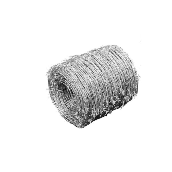 Fil barbelé 500 m  galvanisé type 100/4