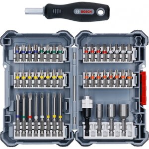 Coffret 44 embouts extra hard  tournevis manuel  BOSCH  2607017692