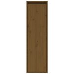 vidaXL Armoires murales 2 Pièces Marron miel 30x30x100 cm Pin massif