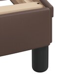 vidaXL Cadre de lit sans matelas marron 160x200 cm similicuir