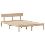 vidaXL Cadre de lit sans matelas 120x190 cm bois de pin massif