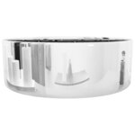 vidaXL Lavabo 40 x 15 cm Céramique Argenté