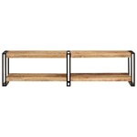 vidaXL Meuble TV 160x30x40 cm bois massif de manguier