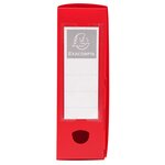 Boite De Classement À Pression Dos 80mm Polypropylène 7/10e Opaque - A4 - Rouge - X 10 - Exacompta