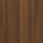 vidaXL Ensemble de meubles de salle de bain 3 Pièces Chêne marron
