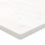vidaXL Dessus de table blanc 80x80x2 5 cm bois de pin massif