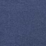 vidaXL Sommier à lattes de lit avec matelas Bleu 80x200 cm Tissu