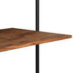 vidaXL Bureau mural 90x40x170 cm Bois d'acacia solide