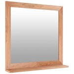 vidaXL Ensemble de meubles de salle de bain 5 Pièces bois massif de noyer