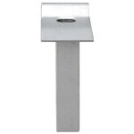 vidaXL Portail en maille de jardin Acier galvanisé 400 x 200 cm Gris