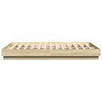 vidaXL Cadre de lit sans matelas chêne sonoma 150x200 cm