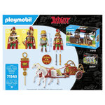 Coffret PLAYMOBIL Astérix : Char Romain avec César et Chevaux