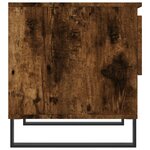 vidaXL Tables basses 2 Pièces chêne fumé 50x46x50 cm bois d'ingénierie