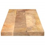 vidaXL Dessus de table 120x30x2 5cm rectangulaire bois massif manguier