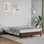 vidaXL Cadre de lit sans matelas marron 120x200 cm similicuir