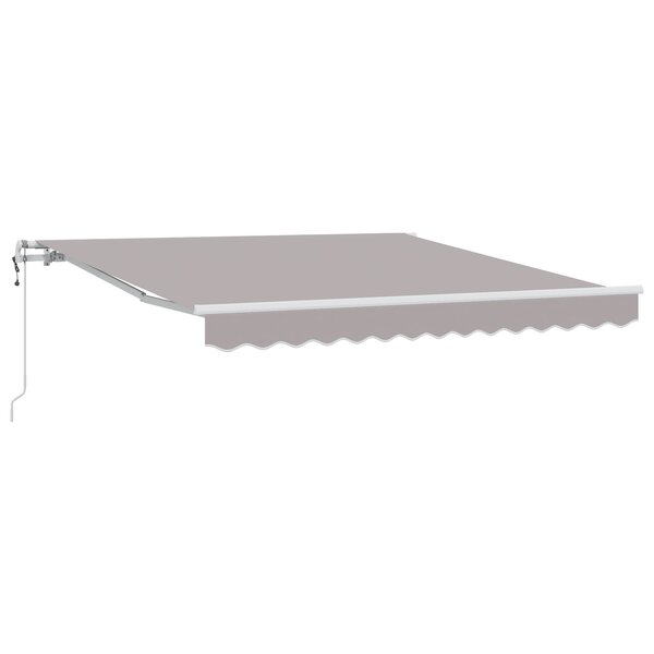 Store Rétractable automatique vidaXL Gris clair 300x250 cm