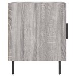 vidaXL Tables de chevet 2 Pièces sonoma gris 40x40x50cm bois d'ingénierie