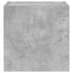 vidaXL Meubles TV muraux et lumières LED 2Pièces gris béton 30 5x35x30 cm
