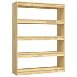 vidaXL Bibliothèque/Séparateur de pièce 100x30x135 5 cm pin massif