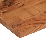 vidaXL Dessus de table 70x40x2 5 cm rectangulaire bois massif d'acacia