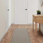 vidaXL Tapis de couloir aspect sisal taupe 50x250 cm