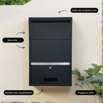 Boîte aux lettres à colis - ParcelXL® - Boîte à colis - Autonome - Boîte aux lettres suspendue - Courrier & Colis
