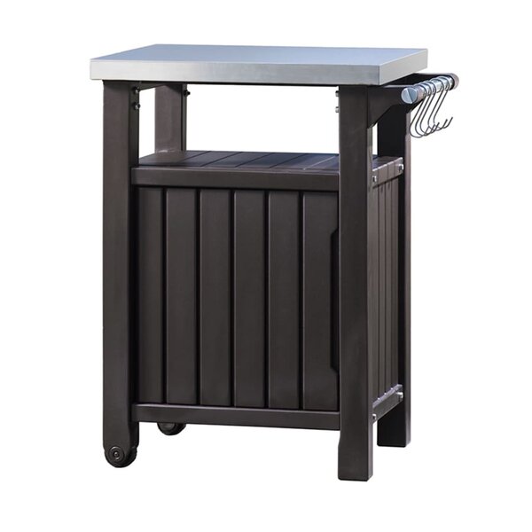 Keter table d'extérieur multifonctionnelle de barbecue unity l 228936