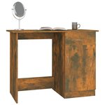 vidaXL Bureau Chêne fumé 100x50x76 cm Bois d'ingénierie