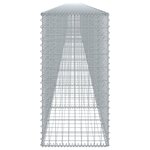 vidaXL Panier gabion avec couvercle 1200x50x100 cm fer galvanisé