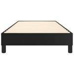 vidaXL Cadre de lit sans matelas noir 90x190 cm similicuir