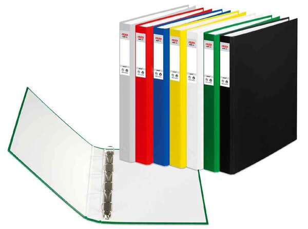 classeur à anneaux maX.file protect, A4, mécanisme à 4 anneaux HERLITZ