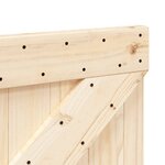 vidaXL Tête de lit 80x104 cm bois massif de pin