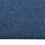vidaXL Dalles de tapis de sol 20 Pièces 5 m² 50x50 cm Bleu foncé