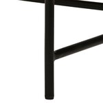 vidaXL Ensemble de tables 2 Pièces MDF recouvert de laiton