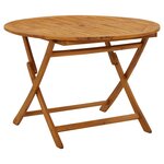 vidaXL Ensemble de salle à manger de jardin 5 Pièces bois d'acacia solide