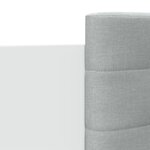 vidaXL Cadre de lit avec LED sans matelas blanc 150x200 cm