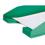 Q-connect corbeille à courrier empilable - PP documents - A4+ - Vert
