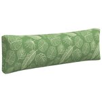 vidaXL Coussins de palette lot de 3 motif de feuilles tissu Oxford