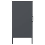 vidaXL Buffets 2 Pièces anthracite 36x39x79 cm acier