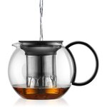 Théiere à piston BODUM - ASSAM - couvercle plastique - filtre en inox - 1.0 l