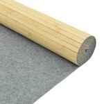 vidaXL Cloison de séparation naturel clair 165x600 cm bambou